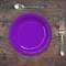 20 Count 9 Inch Purple Paper Plates Sturdy Disposable Party Celebrations